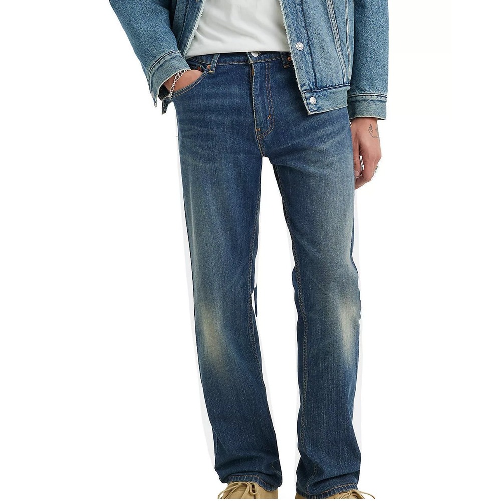 Levi's 569 Loose Straight Mens 42x32 Blue Denim Jeans 005690264